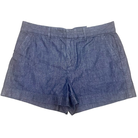 LOFT NWT Dark Wash Shorts‎ Women 28/6 - Picture 1 of 6